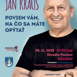 JAN KRAUS - POVIEM VÁM, NA ČO SA MÁTE OPÝTAŤ - ONE MAN SHOW